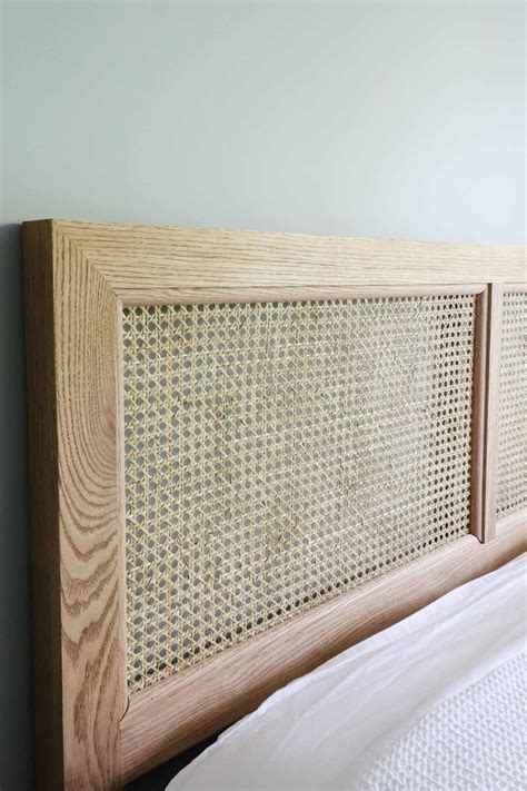 Cane Webbing Headboard Diy