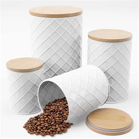 Canisters Set White