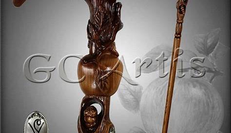 Canne De Marche En Bois Sculpte Ancienne CANNE Pommeau BOIS Sculpté Forme PIPE