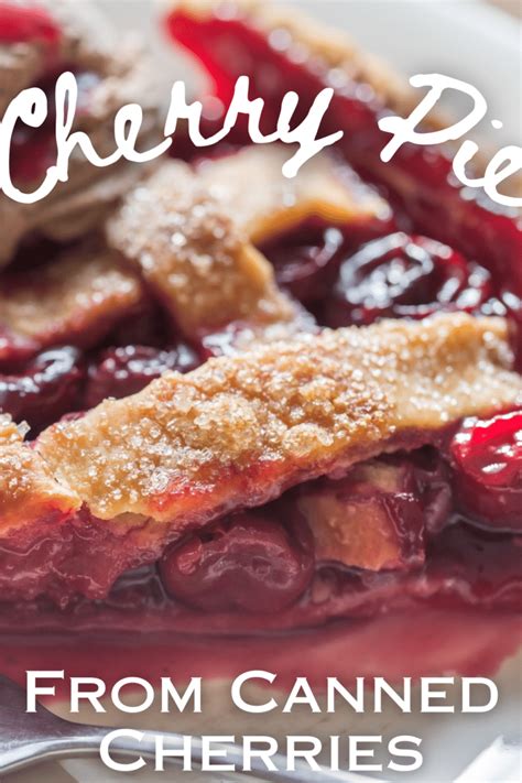 canned cherry pie