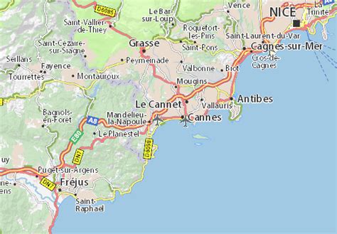 Plan de Cannes • Voyages Cartes