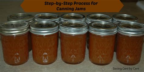Canning Jam Process