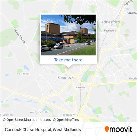 cannock chase hospital postcode