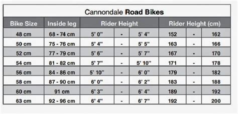cannondale tandem bicycle frame size