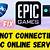 cannot connect to epic online services