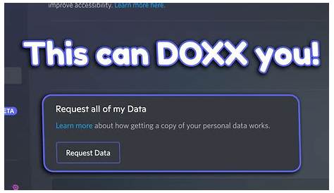 How to REQUEST DATA from DISCORD? - YouTube