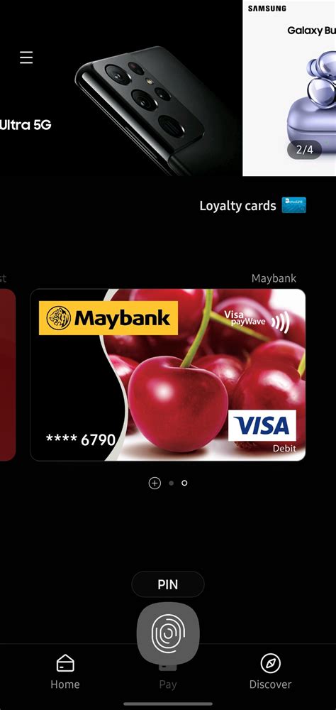 cannot add maybank card to samsung pay