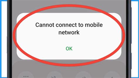 cannot connect to mobile network