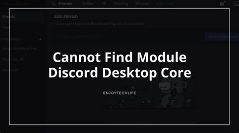 cannot find module discord desktop fix