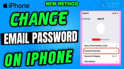 cannot get email on iphone after changing password