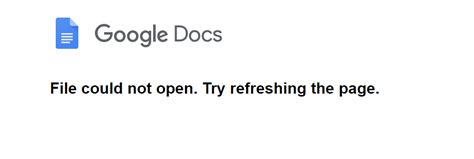 cannot open google docs
