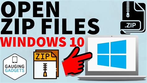cannot open zip file windows 10