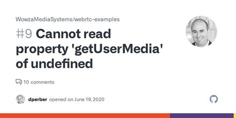 Cannot Read Property Of Undefined Getusermedia