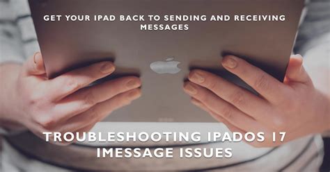 cannot send or receive imessages