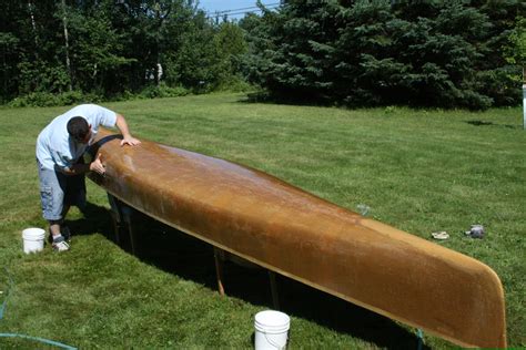 Refinishing wood canoe Building your own canoe