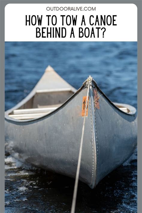 Can You Tow WaterLily Behind a Canoe or Kayak?