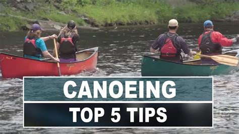 canoeing tips