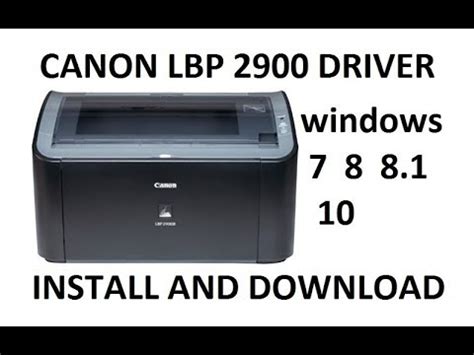 Canon 2900 Printer Driver Xp