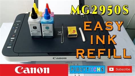 DIY EASY INK REFILL CANON MG2950S MG2570S MG3070S TS207 IP2870 E400