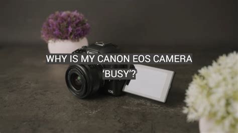 Canon Busy Message
