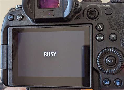Canon Camera Busy