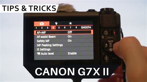 canon g7x mark ii settings