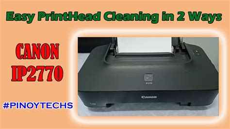 head cleaning canon ip2770
