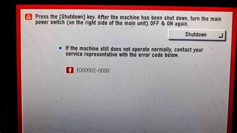canon ir3245 error code list