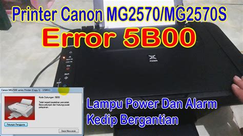 Canon MG2570 Error 5B00