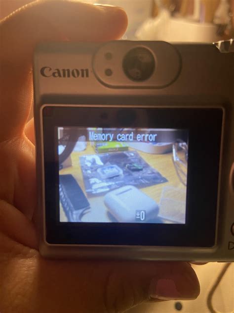 Canon Powershot G10 Memory Card Error