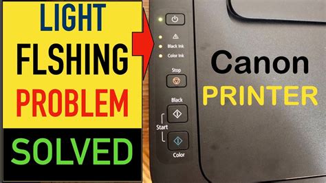 Canon Printer Flashing Lights Meaning