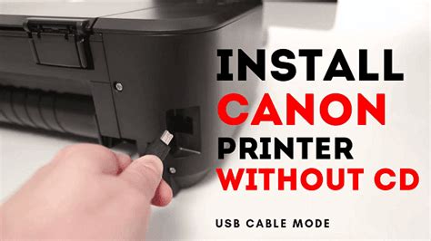 canon printers install