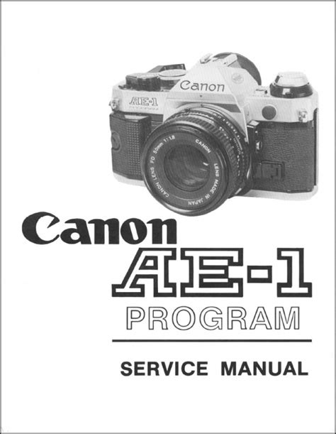 Canon AE1 Program Instruction Manual eBay