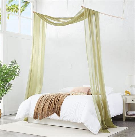 canopy bed green