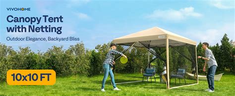 Suntime Outdoor Pop Up Gazebo Canopy with Mosquito Netting and Solar