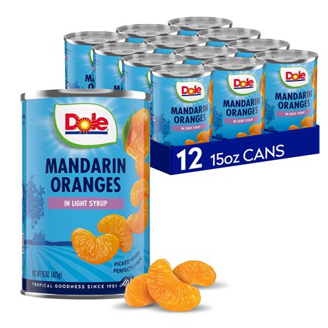 Cans Of Mandarin Oranges