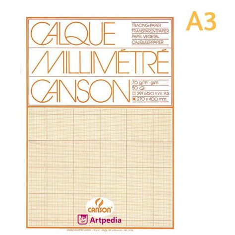 Canson Transparent Graph Paper