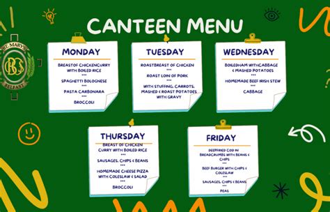 Canteen Belfast Menu