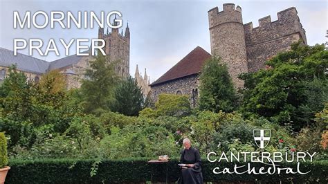 canterbury cathedral morning prayer today