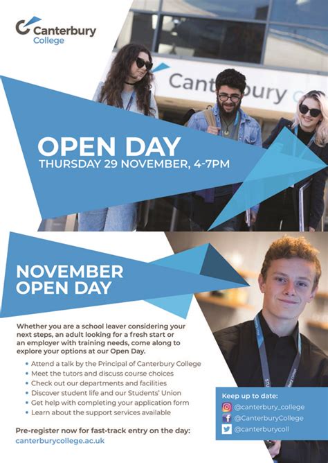 canterbury college open day 2023