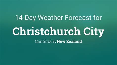 canterbury long range weather forecast