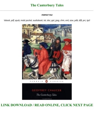 canterbury tales full text pdf