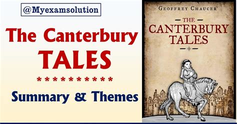 canterbury tales summary of each tale