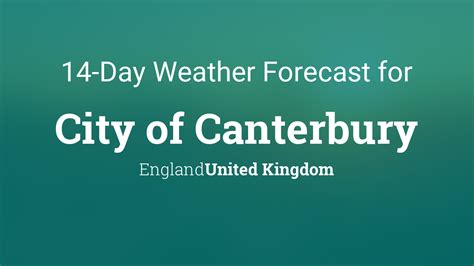 canterbury weather kent