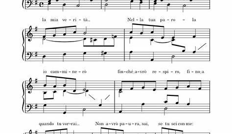 Tu sei la mia vita Sheet music for Piano | Download free in PDF or MIDI