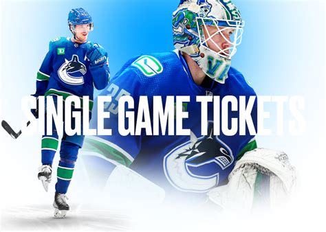 canucks single game tickets