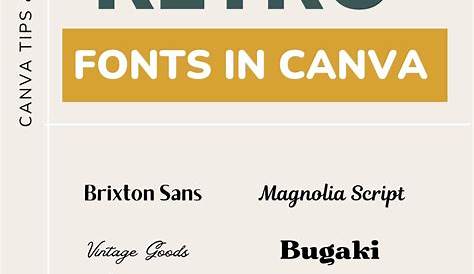 Canva Free Font The Best s For Graphic Design Projects