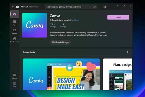 canva app microsoft