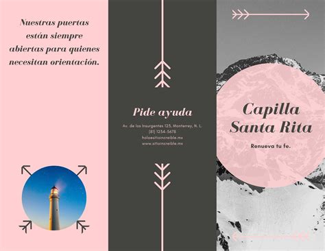 Folleto en Canva de aspecto profesional hecho en casa