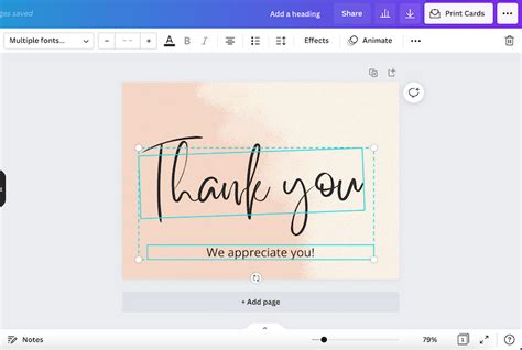 canva how to resize text box